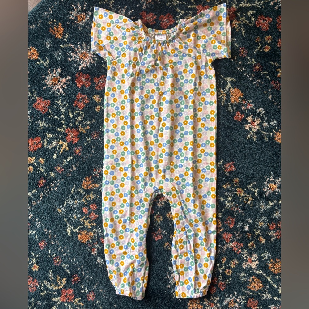 Hannah Anderson Floral 3T Girls One-Piece Romper